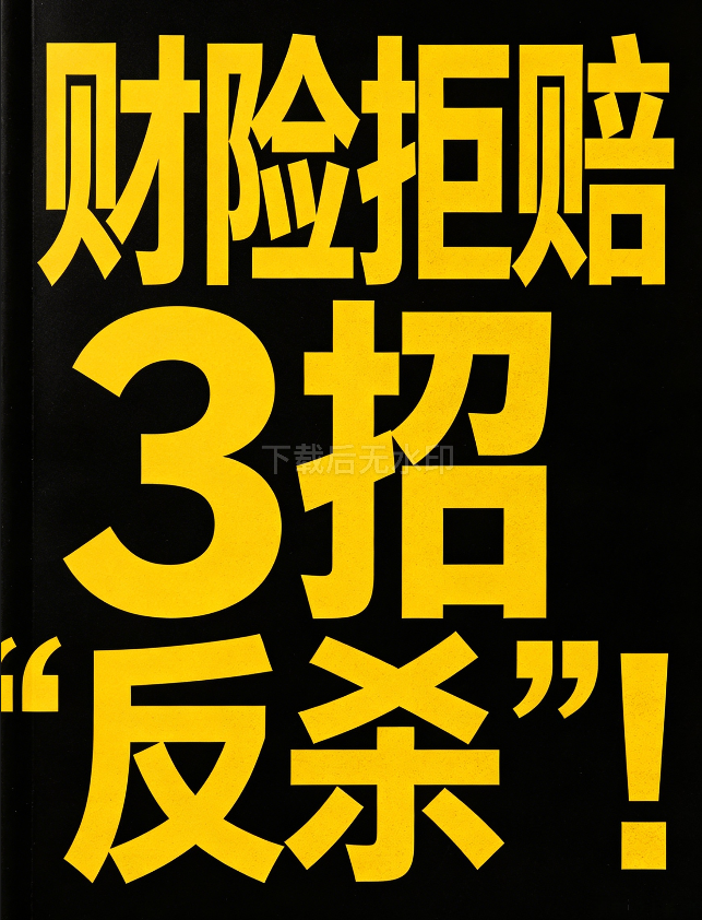 厂房起火保险拒赔怎么办？“3招”教你反杀！